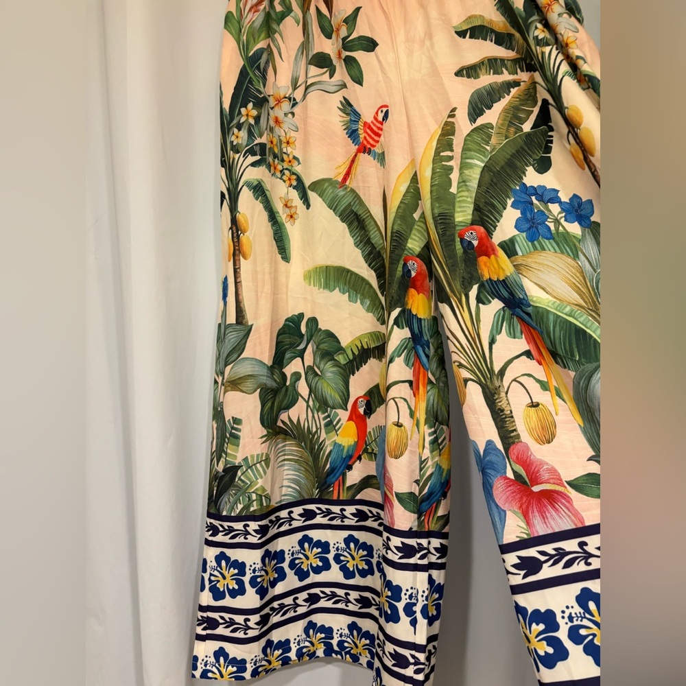 Shein Curve Tropical Summer Pants - Picture 2 of 5